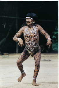 The Yanomami shaman embodying a Jaguar spirit ancestor